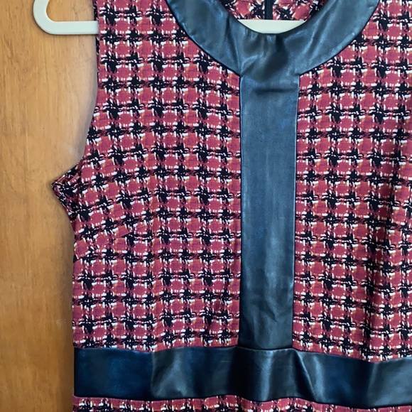 J. McLaughlin Plaid Printed Dress Sz M - Picture 2 of 6